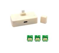 Puce et réinitialisateur de réservoir d'encre SC23MB S13S210125 S2101 compatibles avec les imprimantes à sublimation similaire à SureColor F170 SC-F170 pour l'entretien des imprimantes (puce Resetter