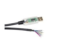 Puce FT232RL USB vers RS422 FULL DUPLEX 9 cœurs 9 broches, câble d'interface série avec extrémité de câble, COMPATIBLE avec USB-RS422-WE-1800-BT(1.8m,9 core)