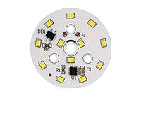 Puce intelligente à LED 18W 15W 12W 9W 7W 5W 3W SMD2835 SMD2835 HAUTE QUALITÉ LED PELCELLE DE LA PELLE DE LA PEILLEUR DE LED POUR DOWNLIGHT Ampoule Phare Eclairage extérieur-7W 220V_Blanc chaud