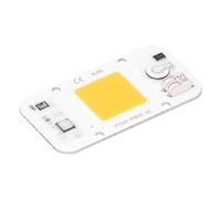 Puce LED, 20W / 30W / 50W Panneau de Lampe à Puce COB LED 20W / 30W / 50W 220V, Whit/Lumière Chaude/Spectre Complet, sans Soudure, pour la Circulation/Paysage/éclairage(Lumière Chaude 50W)