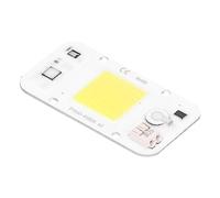 Puce LED, 20W / 30W / 50W Panneau de Lampe à Puce COB LED 20W / 30W / 50W 220V, Whit/Lumière Chaude/Spectre Complet, sans Soudure, pour la Circulation/Paysage/éclairage(Lumière Blanche 50W)