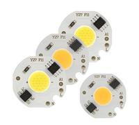 Puce LED COB 3W 5W 7W 10W 220V IC Intelligent, Pas Besoin De Pilote, Ampoule LED Pour Projecteur, Éclairage À Monter Soi-même,Blanc Chaud,5W 4 Pièces