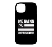Puce One Nation Under Surveillance Confidentialité World Order 1984 Coque pour iPhone 13