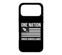 Puce One Nation Under Surveillance Confidentialité World Order 1984 Coque pour iPhone 17 Pro Max