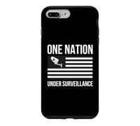 Puce One Nation Under Surveillance Confidentialité World Order 1984 Coque pour iPhone 7 Plus/8 Plus