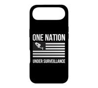 Puce One Nation Under Surveillance Confidentialité World Order 1984 Coque pour iPhone Air