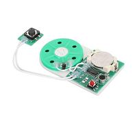 Puce Sonore Enregistrable, Module de Lecture D'enregistrement Vocal Sonore avec Prise en Charge de Bande Double Face, Durée D'enregistrement de 25 Secondes pour Les Vœux, Les