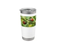 Pucerons coccinelles bénéfiques pour jardin Permaculture Gobelet isotherme en acier inoxydable double paroi