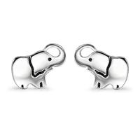 Puces D'oreilles Éléphant en Argenté Sterling 925 pour Femmes