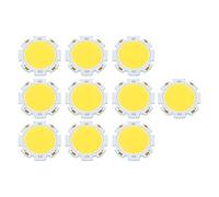 Puces LED, Ampoule à puce LED 300mA 3W, Puce de source lumineuse à perle de lampe haute puissance super brillante avec plaque en aluminium pour projecteur, Paquet de 10(Lumière naturelle, 4000K)