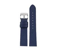 PUCHEN 19mm 20mm 22mm 23mm 24mm Nylon + Cuir Montre Bracelet Hommes Étanche Toile Nylon Montre Bande, 19mm