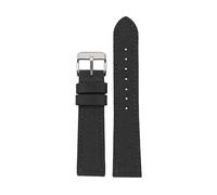 PUCHEN 19mm 20mm 22mm 23mm 24mm Nylon + Cuir Montre Bracelet Hommes Étanche Toile Nylon Montre Bande, 21mm
