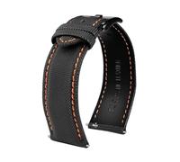 PUCHEN 20mm 21mm 22mm 23mm 24mm Nylon + bracelet de montre en cuir bracelet de remplacement montre pour hommes accessoires,20mm
