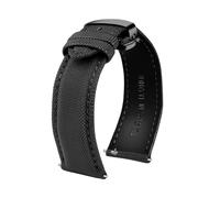 PUCHEN 20mm 21mm 22mm 23mm 24mm Nylon + bracelet de montre en cuir bracelet de remplacement montre pour hommes accessoires,23mm