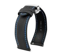 PUCHEN 20mm 21mm 22mm 23mm 24mm Nylon + bracelet de montre en cuir bracelet de remplacement montre pour hommes accessoires,22mm