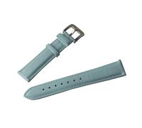 PUCHEN Bracelet de montre en cuir, barre à ressort à dégagement rapide, 14mm, 16mm, 18mm, 20mm,Vert,14mm