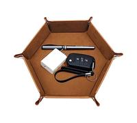 PUCHEN dés - Hexagon Dice Rolling Mat et boîte Rangement - Plateau à dés Portable et boîte Rangement pour Bols Rangement Jeux société, Porte-dés pour Amis, Famille
