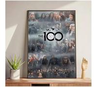 PUCHENGP Affiche De Film De La Série Télévisée The 100 Season Impression Sur Toile Art Mural Photos Décoration D'Intérieur 50 * 70 Sans Cadre