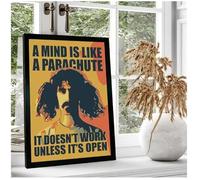 PUCHENGP Affiche De Frank Zappa Légendes De La Musique Rock Chanteur Vintage Photo Portrait Décoration D'Intérieur 50 * 70 Sans Cadre