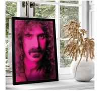 PUCHENGP Affiche De Frank Zappa Légendes De La Musique Rock Chanteur Vintage Photo Portrait Décoration D'Intérieur 50 * 70 Sans Cadre