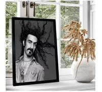 PUCHENGP Affiche De Frank Zappa Légendes De La Musique Rock Chanteur Vintage Photo Portrait Décoration D'Intérieur 50 * 70 Sans Cadre