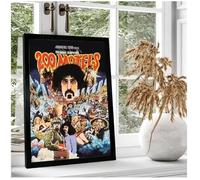PUCHENGP Affiche De Frank Zappa Légendes De La Musique Rock Chanteur Vintage Photo Portrait Décoration D'Intérieur 50 * 70 Sans Cadre
