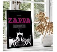 PUCHENGP Affiche De Frank Zappa Légendes De La Musique Rock Chanteur Vintage Photo Portrait Décoration D'Intérieur 50 * 70 Sans Cadre