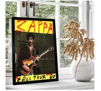 PUCHENGP Affiche De Frank Zappa Légendes De La Musique Rock Chanteur Vintage Photo Portrait Décoration D'Intérieur 50 * 70 Sans Cadre