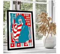 PUCHENGP Affiche De Frank Zappa Légendes De La Musique Rock Chanteur Vintage Photo Portrait Décoration D'Intérieur 50 * 70 Sans Cadre