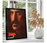 PUCHENGP Affiche De Frank Zappa Légendes De La Musique Rock Chanteur Vintage Photo Portrait Décoration D'Intérieur 50 * 70 Sans Cadre