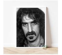 PUCHENGP Affiche De Frank Zappa Légendes De La Musique Rock Chanteur Vintage Photo Portrait Décoration D'Intérieur 50 * 70 Sans Cadre