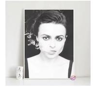 PUCHENGP Affiche De L'Actrice Helena Bonham Carter Star De Cinéma Impression Sur Toile Portrait Photos Décoration Murale 50 * 70 Sans Cadre