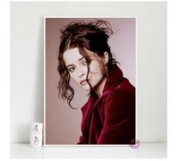PUCHENGP Affiche De L'Actrice Helena Bonham Carter Star De Cinéma Impression Sur Toile Portrait Photos Décoration Murale 50 * 70 Sans Cadre