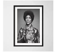 PUCHENGP Affiche De Prince Rogers Nelson Chanteur De Rock Noir Et Blanc Photo De Portrait Décoration D'Intérieur 50 * 70 Sans Cadre