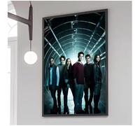 PUCHENGP Affiches De Films Classiques Vintage Teen Wolf Impression Sur Toile Art Mural Photos Décoration D'Intérieur 50 * 70 Sans Cadre