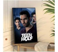 PUCHENGP Affiches De Films Classiques Vintage Teen Wolf Impression Sur Toile Art Mural Photos Décoration D'Intérieur 50 * 70 Sans Cadre