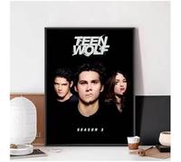 PUCHENGP Affiches De Films Classiques Vintage Teen Wolf Impression Sur Toile Art Mural Photos Décoration D'Intérieur 50 * 70 Sans Cadre