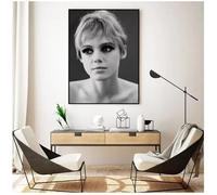 PUCHENGP Edie Sedgwick Mannequin Et Actrice Américaine Affiche Photo Portrait Images Art Mural Décoration 50 * 70 Sans Cadre