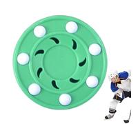 Puck de hockey à rouleaux, rondelle de hockey en plein air - Boules de hockey de rue - Équipement d'entraînement sportif multifonctionnel à balle plate intérieure à l'épreuve intérieure pour la classe