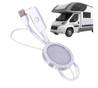 Puck Lights câblés, sous l'éclairage d'étagère Shell en aluminium USB LED | Lampe de chevet, éclairage de nouveauté pour les , la , les , la maison, les bureaux