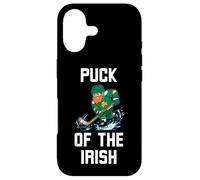 Puck of The Irish Leprechaun Hockey St Patrick Day Funny Coque pour iPhone 17