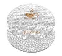 Puck Screen Lot de 2 tamis à expresso en acier inoxydable 316 58,5 mm d'épaisseur 1,7 mm d'épaisseur 150 μm pour porte-filtre à café réutilisable