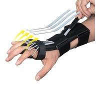 Pucka Attelle de paralysie du radial Attelle de poignet et de doigt réglable et dynamique pour la douleur Mcp Arthroplastie Récupération Attelle d'AVC