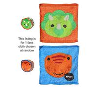 Puckator Adoramals Cutiesaurs Serviette de Voyage compressée Dinosaure - Essentiels Essentiels de Voyage - Kit de Gueule de Bois - Accessoires indispensables pour Le Visage - Mini Serviettes