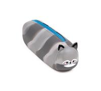 Puckator Adoramals Trousse à crayons en silicone avec fermeture éclair et fermeture éclair Motif Romy le raton laveur