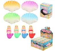 Puckator Amusant Kids - Coquillage - Hauteur : 5,5 cm - Largeur : 7 cm - Profondeur : 2,5 cm - Sirène : 6 x 3 x 1,5 cm