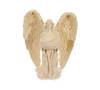 Puckator ANGP10 Porte-Bougie Ange à Genou Résine Crème 15 x 12 x 18 cm