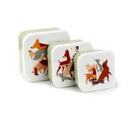 Puckator Barks Dog Lot de 3 boîtes à déjeuner M/L/XL - Boîte à déjeuner avec plusieurs compartiments - Petits récipients alimentaires - Boîte à déjeuner pour adultes et enfants - Boîte à déjeuner pour