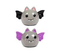 Puckator Baume à lèvres effrayant dans un support en forme de chauve-souris - Bâton de soins pour les lèvres - Essentiels de vacances pour femme et famille - Crème exfoliante hydratante - Joli baume à