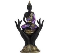 Puckator Bouddha Thailandais Assis sur des Mains, Unique